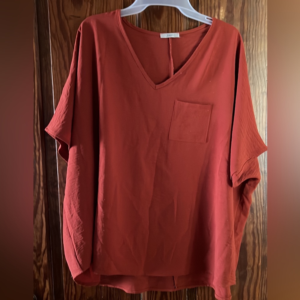 Rust colored top